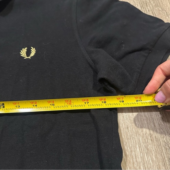Fred Perry The Perry Polo Black 40 UK Med - Picture 6 of 9